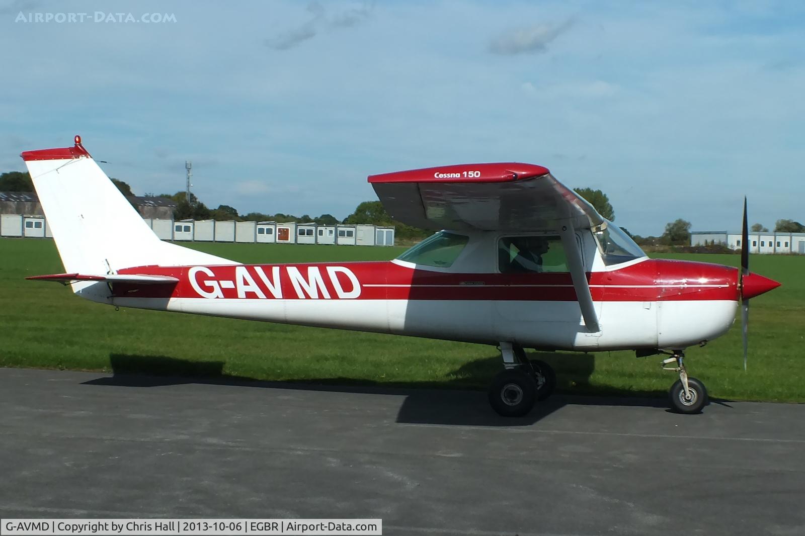 G-AVMD, 1966 Cessna 150G C/N 150-65504, at Breighton's Pre Hibernation Fly-in, 2013