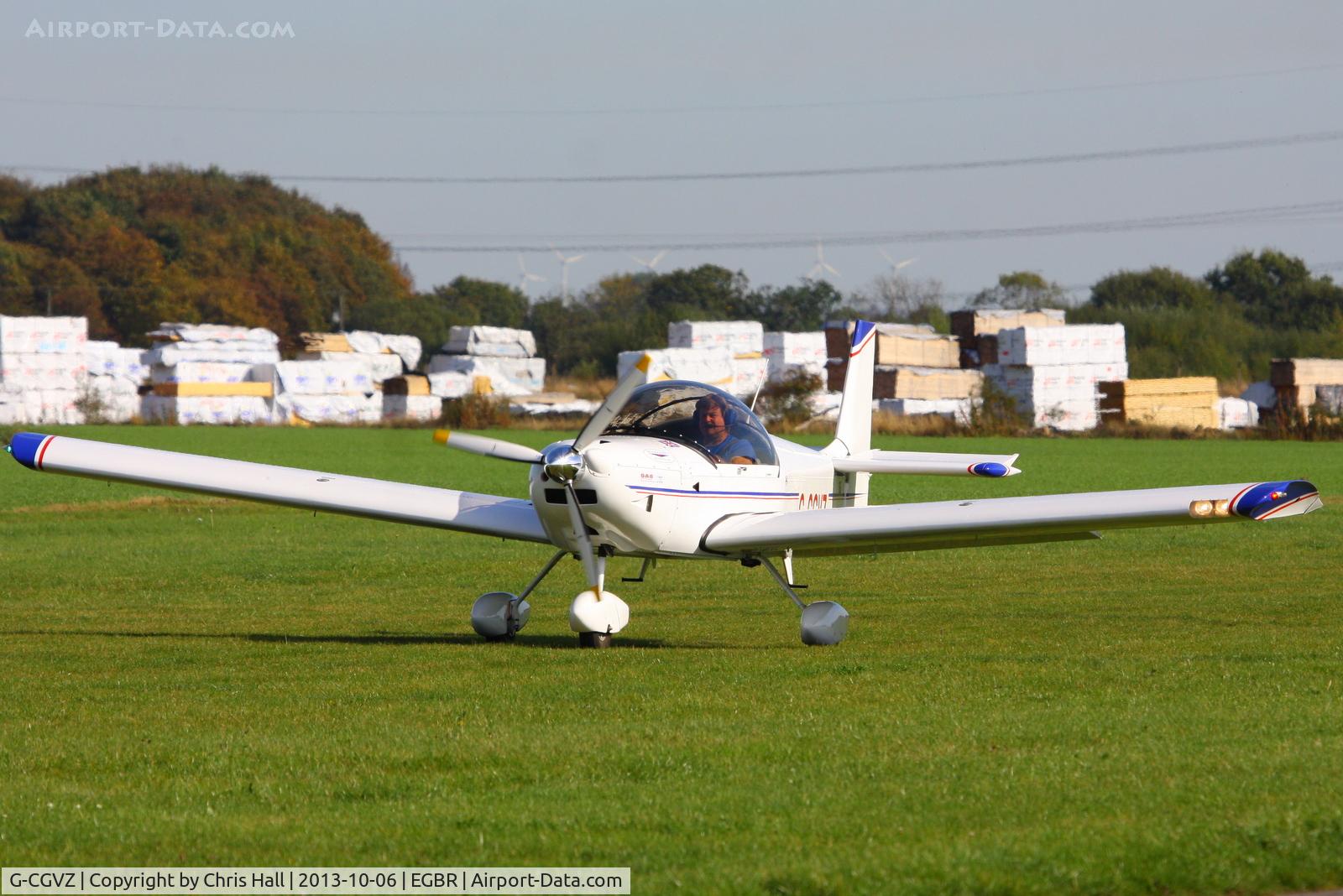 G-CGVZ, 2011 Zenair CH-601 XL C/N LAA 162B-14990, at Breighton's Pre Hibernation Fly-in, 2013