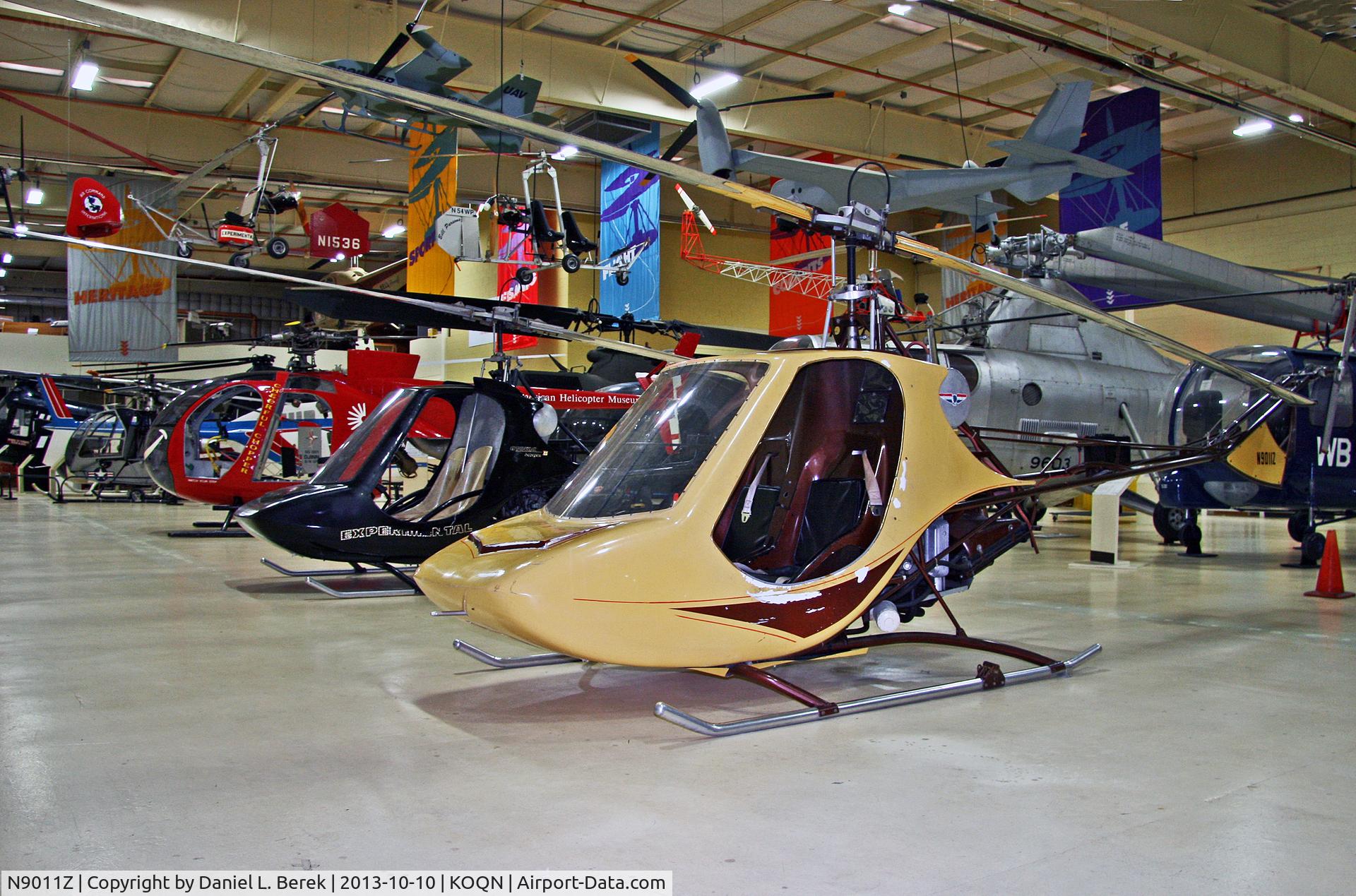 N9011Z, 1979 Rotorway SCORPION 133 C/N 3279, This retro experimental helicopter has earned her retirement at the American Helicopter Museum.