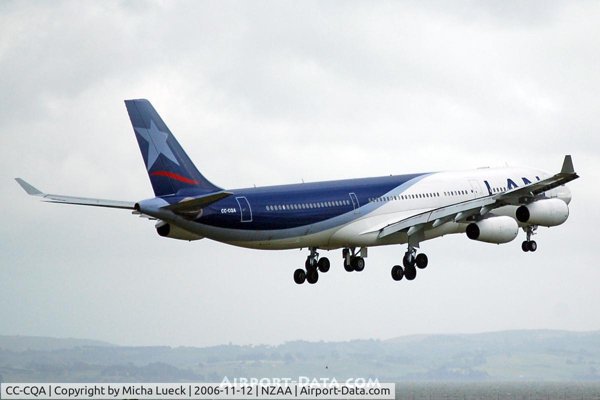CC-CQA, 2000 Airbus A340-313X C/N 359, At Auckland