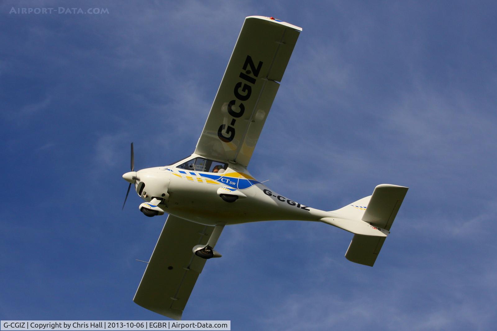 G-CGIZ, 2010 Flight Design CTSW C/N 8512, at Breighton's Pre Hibernation Fly-in, 2013