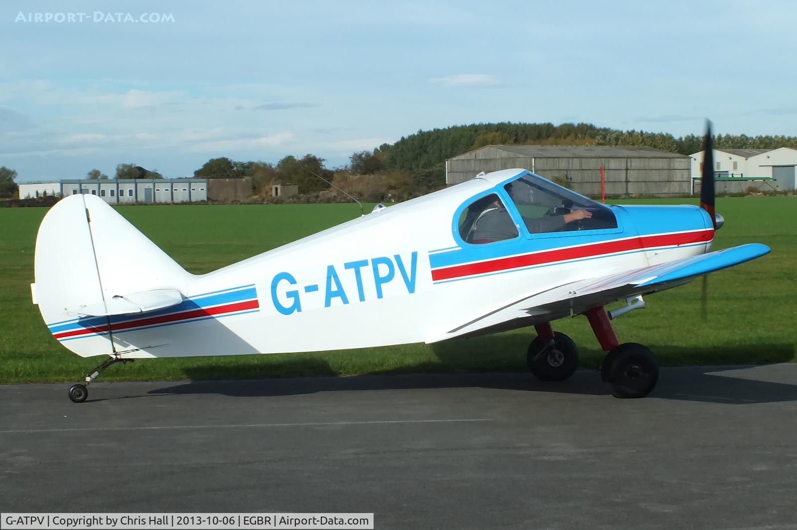G-ATPV, 1959 Gardan Minicab (JB01 Standard) C/N JB-01, at Breighton's Pre Hibernation Fly-in, 2013