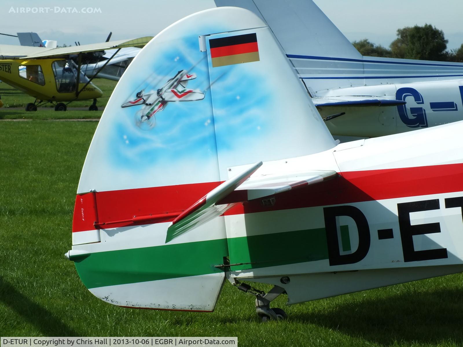 D-ETUR, 1973 Mudry CAP-10B C/N 38, at Breighton's Pre Hibernation Fly-in, 2013