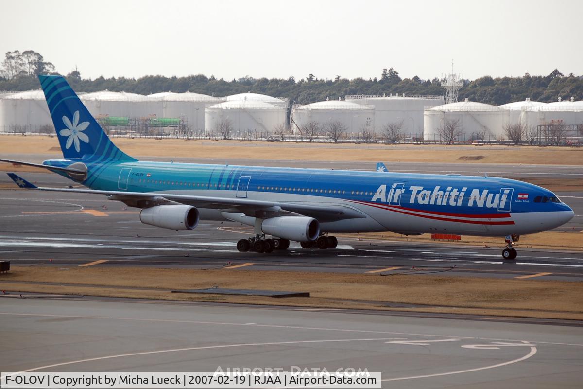 F-OLOV, 2005 Airbus A340-313 C/N 668, At Narita