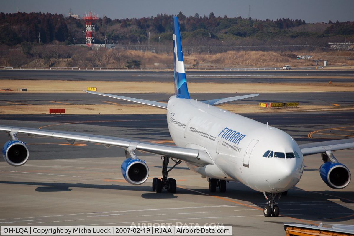 OH-LQA, 1994 Airbus A340-311 C/N 058, At Narita
