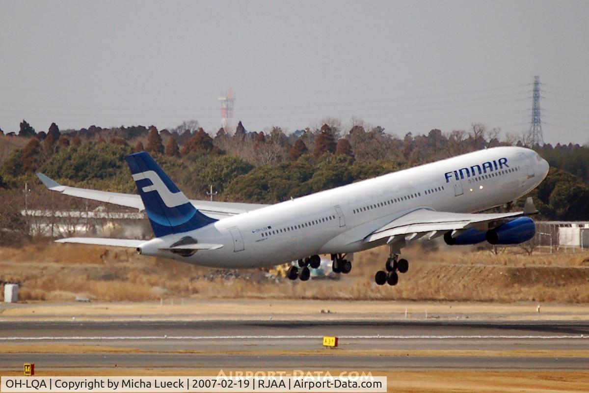 OH-LQA, 1994 Airbus A340-311 C/N 058, At Narita