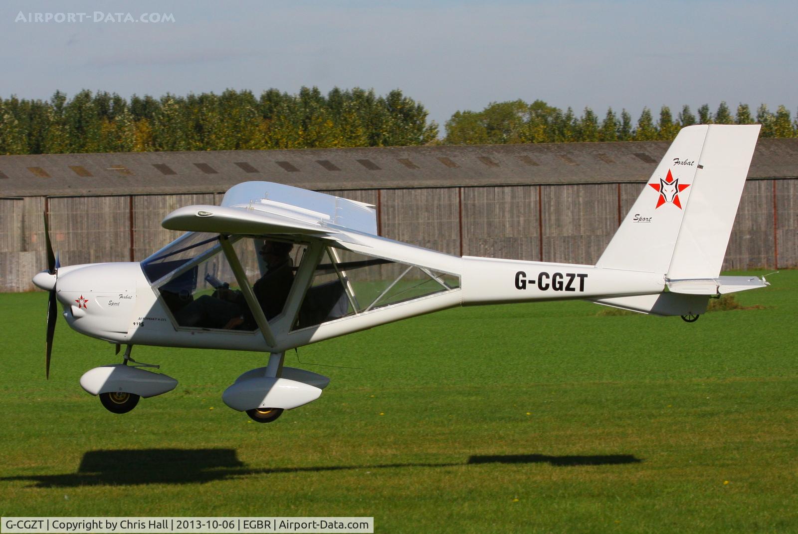 G-CGZT, 2012 Aeroprakt A-22L Foxbat C/N LAA 317A-15084, at Breighton's Pre Hibernation Fly-in, 2013