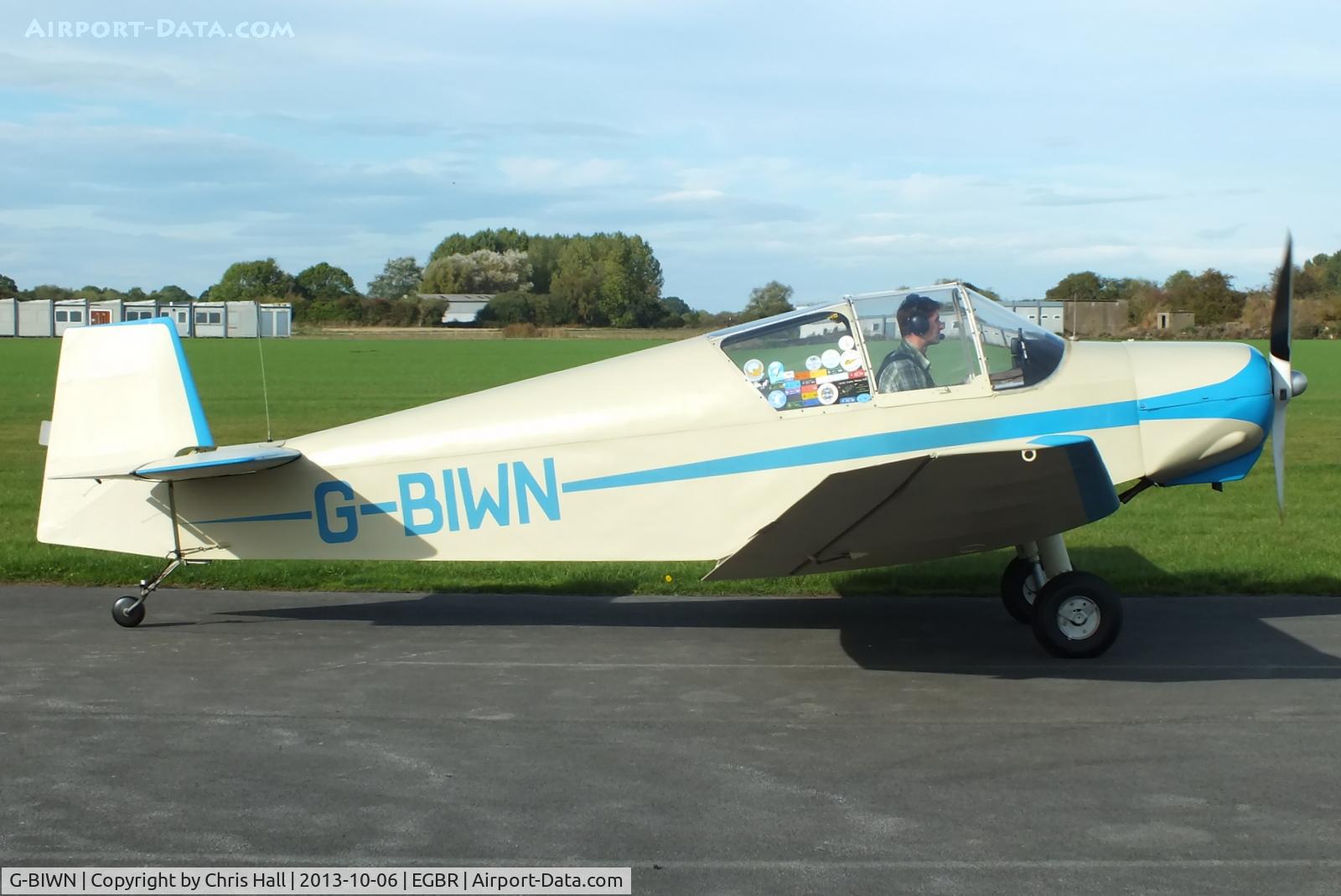 G-BIWN, 1966 Jodel D-112 C/N 1314, at Breighton's Pre Hibernation Fly-in, 2013