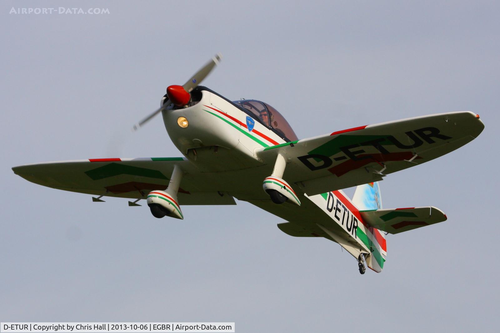 D-ETUR, 1973 Mudry CAP-10B C/N 38, at Breighton's Pre Hibernation Fly-in, 2013