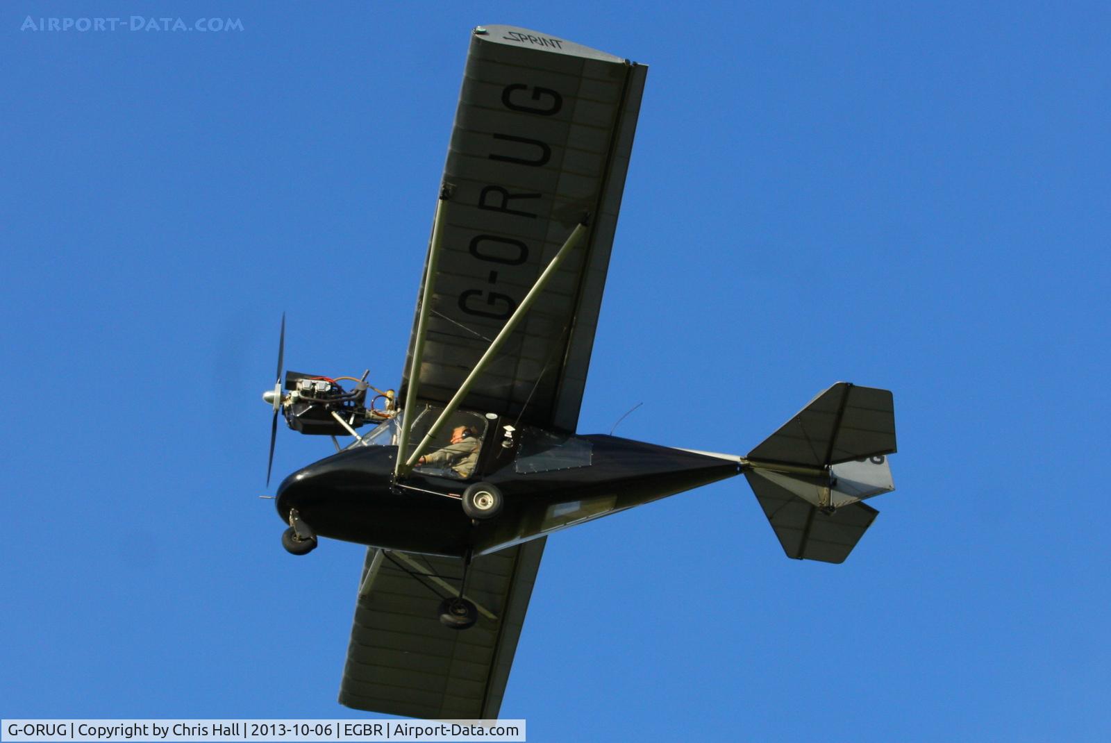 G-ORUG, 2003 Thruster T600N 450 C/N 0033-T600N-080, at Breighton's Pre Hibernation Fly-in, 2013