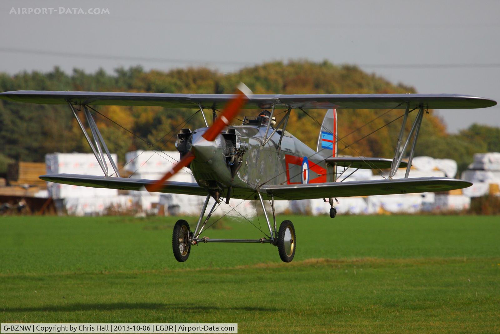G-BZNW, 2003 Isaacs Fury II C/N PFA 011-13402, at Breighton's Pre Hibernation Fly-in, 2013