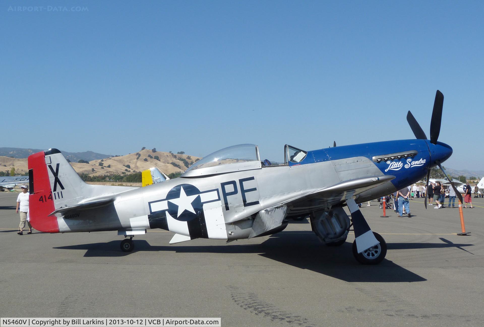 N5460V, 1949 North American/aero Classics P-51D C/N 44-72192, On display for Mustang Day.