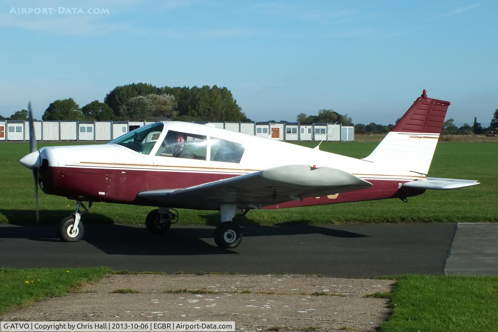G-ATVO, 1966 Piper PA-28-140 Cherokee C/N 28-22020, at Breighton's Pre Hibernation Fly-in, 2013