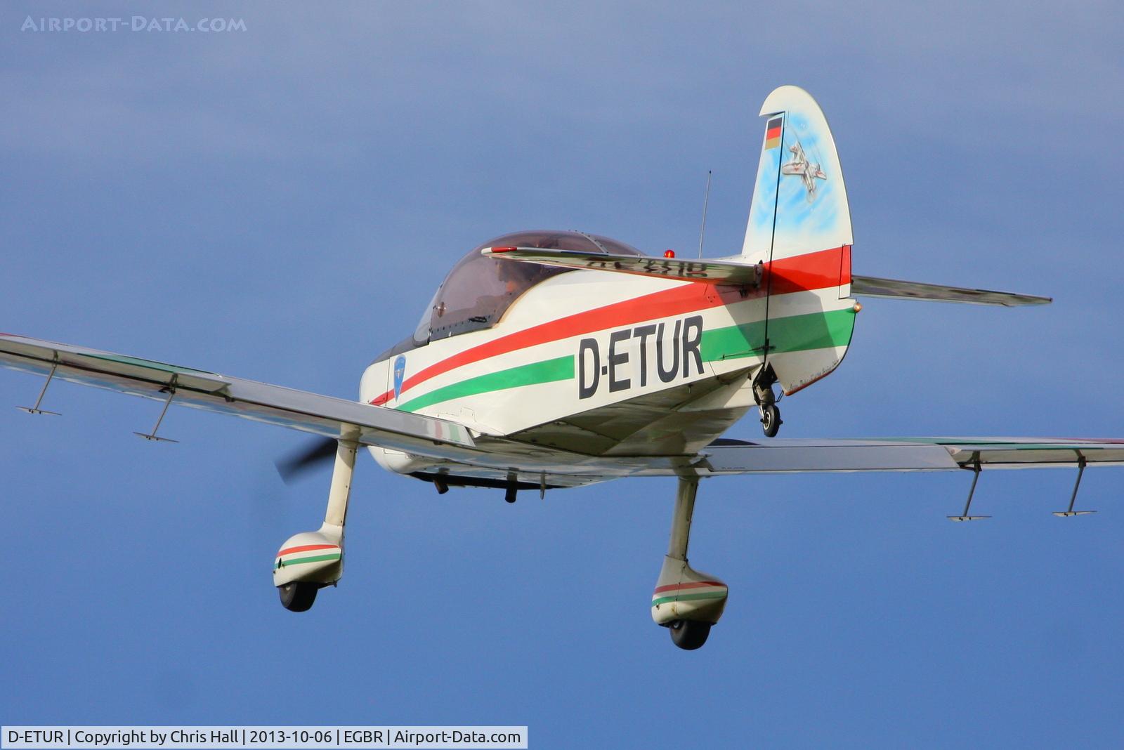 D-ETUR, 1973 Mudry CAP-10B C/N 38, at Breighton's Pre Hibernation Fly-in, 2013