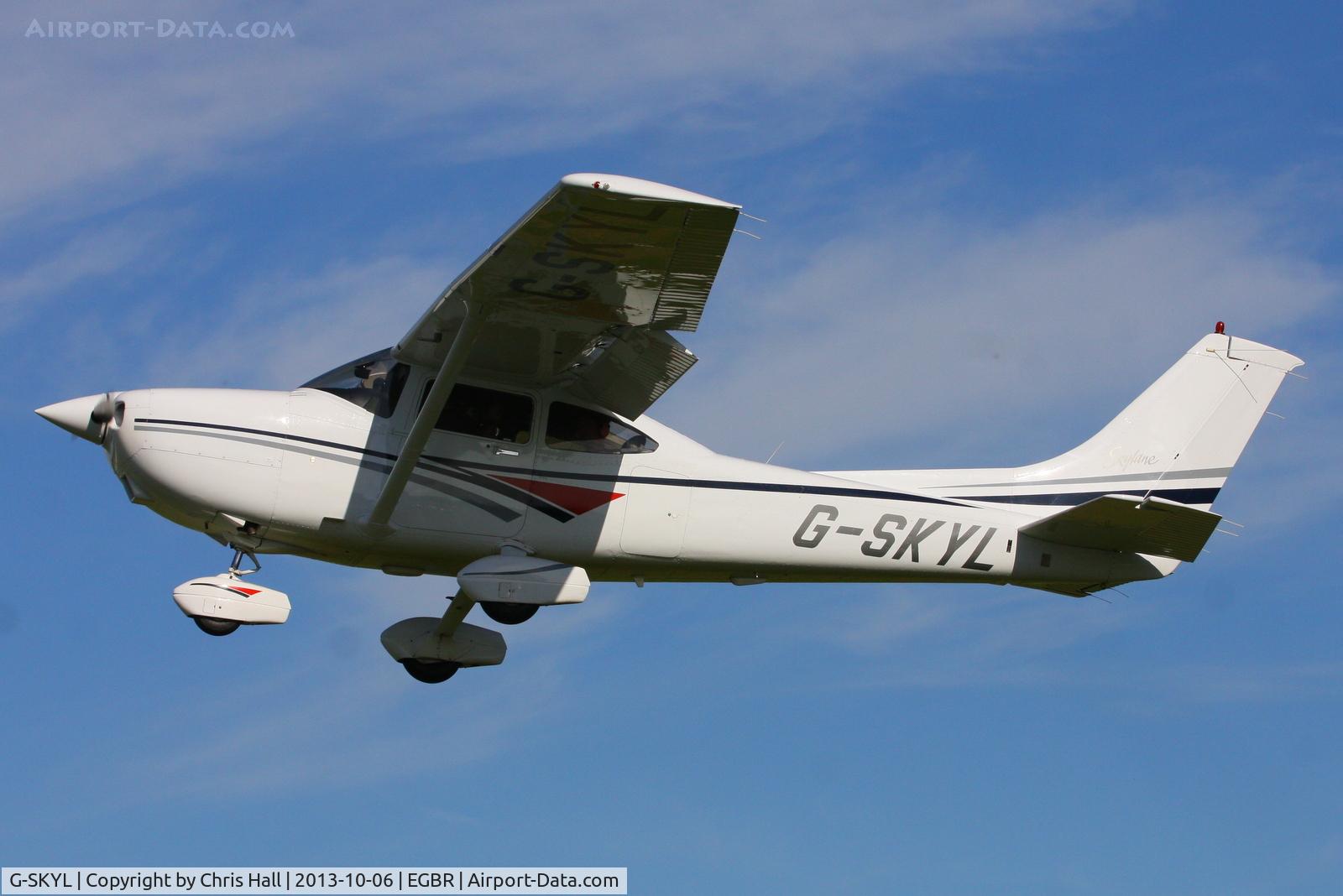G-SKYL, 1998 Cessna 182S Skylane C/N 18280176, at Breighton's Pre Hibernation Fly-in, 2013