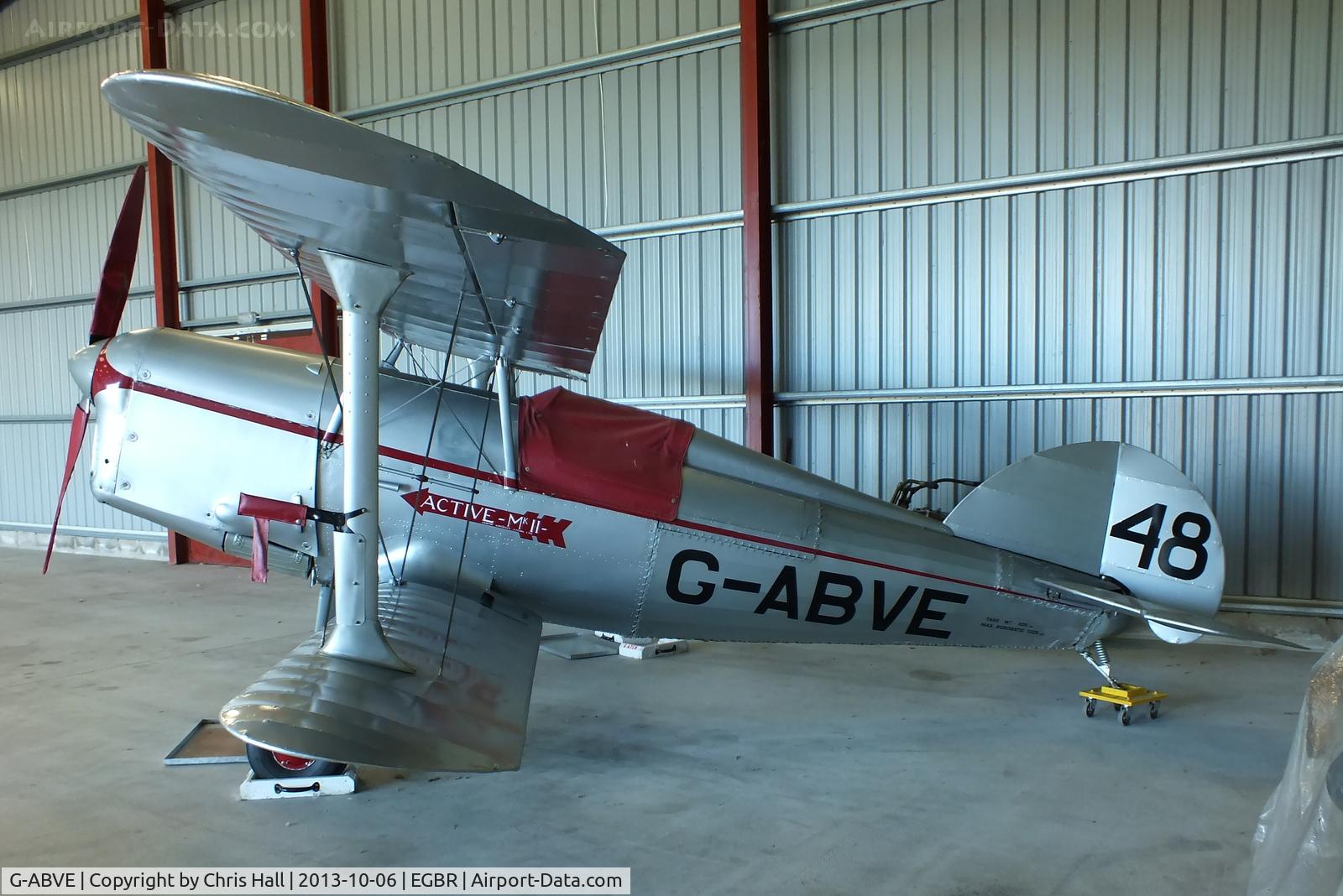 G-ABVE, 1932 Arrow Active 2 C/N 2, at Breighton's Pre Hibernation Fly-in, 2013