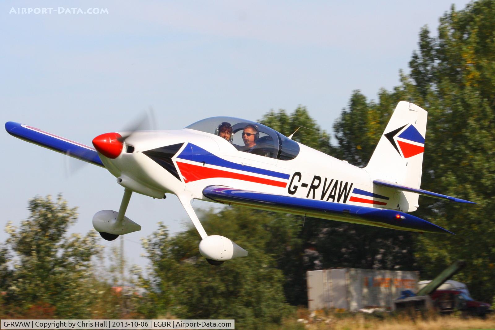 G-RVAW, 2000 Vans RV-6 C/N PFA 181-13234, at Breighton's Pre Hibernation Fly-in, 2013
