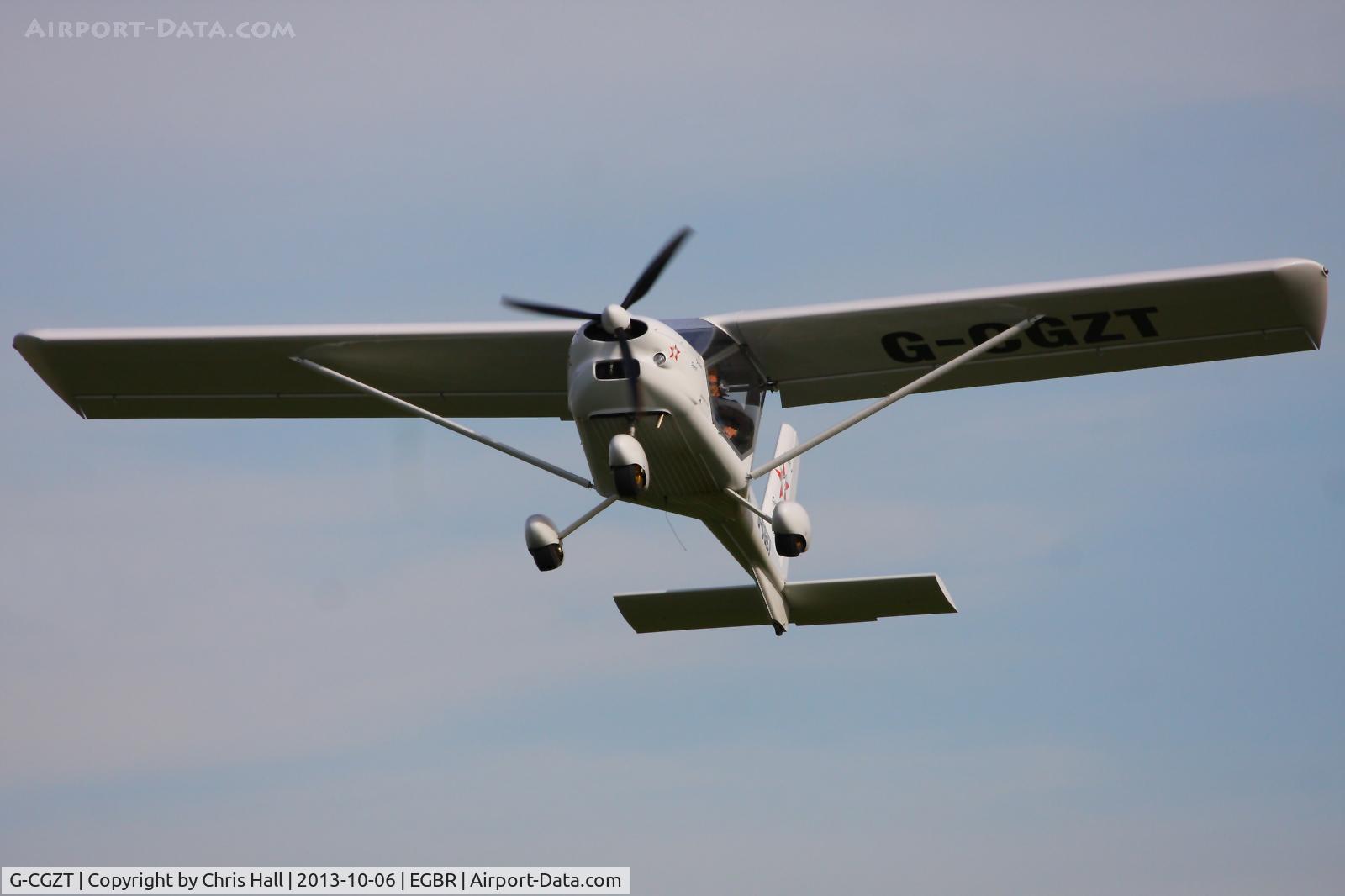 G-CGZT, 2012 Aeroprakt A-22L Foxbat C/N LAA 317A-15084, at Breighton's Pre Hibernation Fly-in, 2013