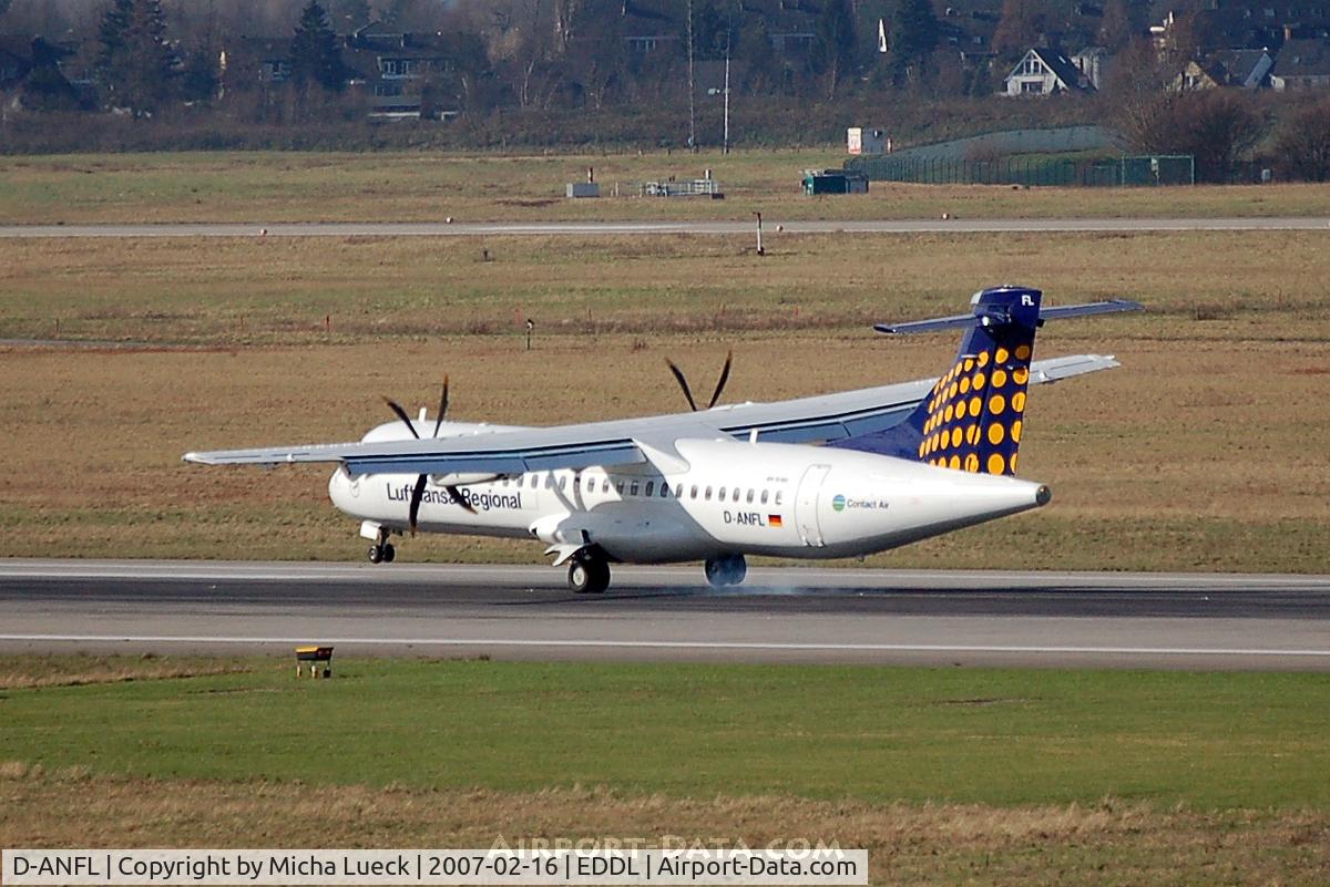 D-ANFL, 2001 ATR 72-212A C/N 668, At Düsseldorf