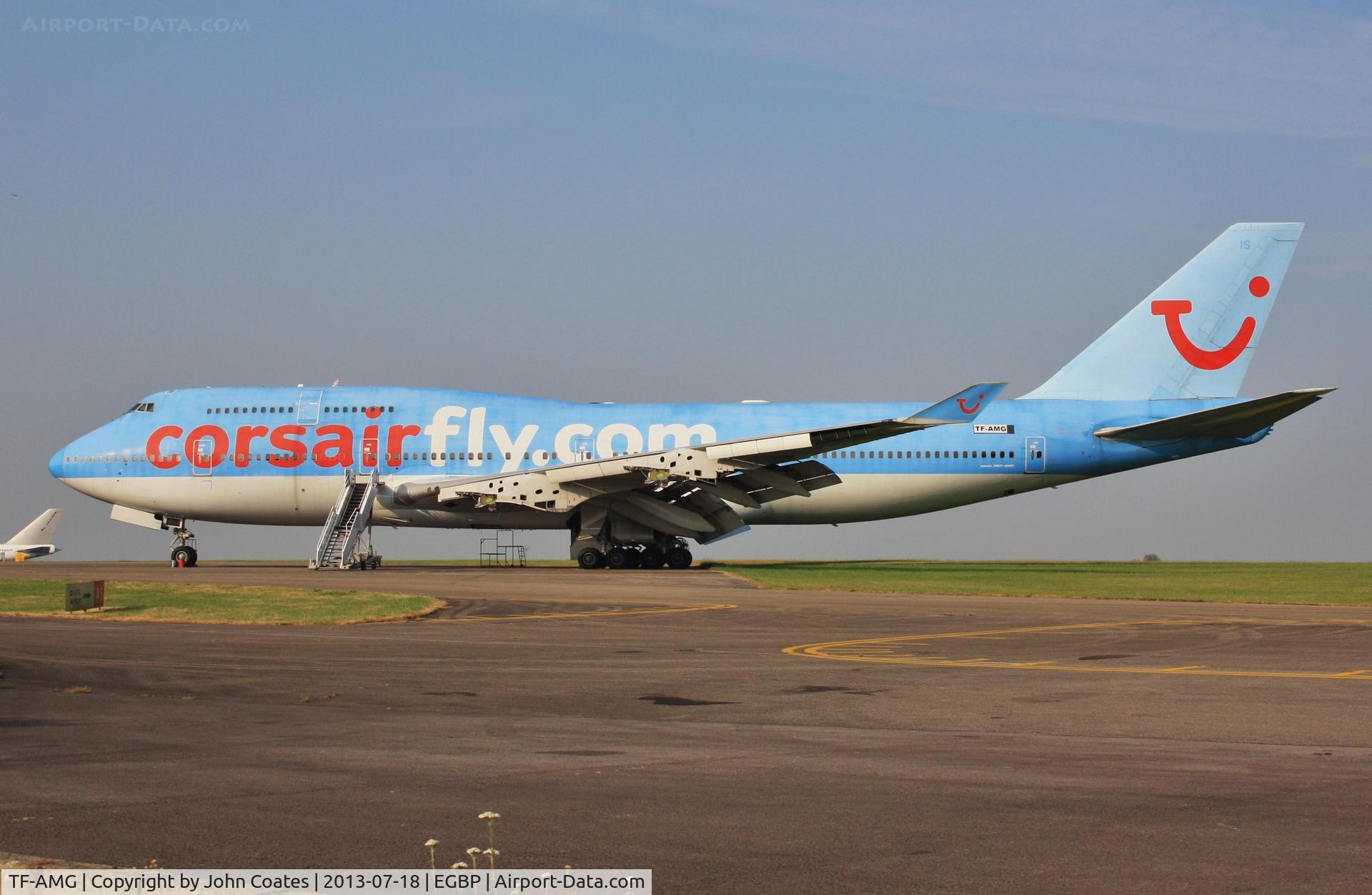 TF-AMG, 1992 Boeing 747-422 C/N 25380, Still at ASI awaiting its fate.