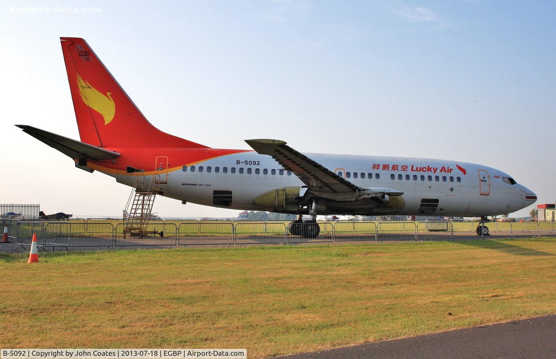 B-5092, 1999 Boeing 737-705 C/N 29092, Non-