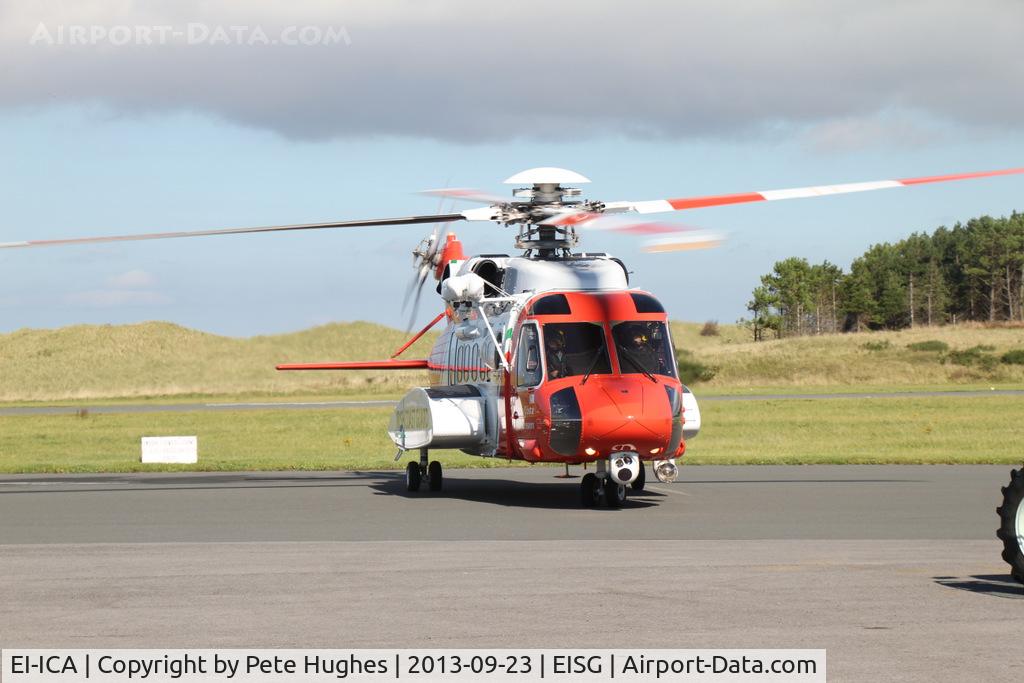 EI-ICA, 2006 Sikorsky S-92A C/N 920045, EI-ICA all-round sequence on departure from its Sligo base