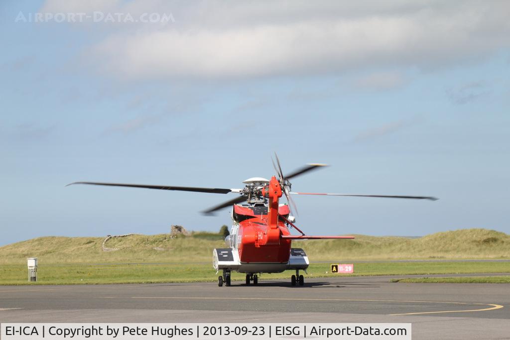 EI-ICA, 2006 Sikorsky S-92A C/N 920045, EI-ICA all-round sequence on departure from its Sligo base