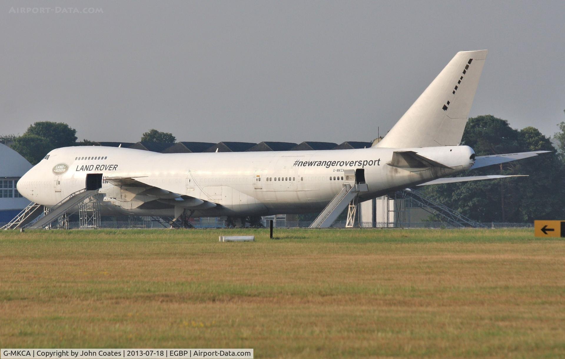 G-MKCA, 1980 Boeing 747-2B5B/SF C/N 22482, Another unusual after life at Kemble.
