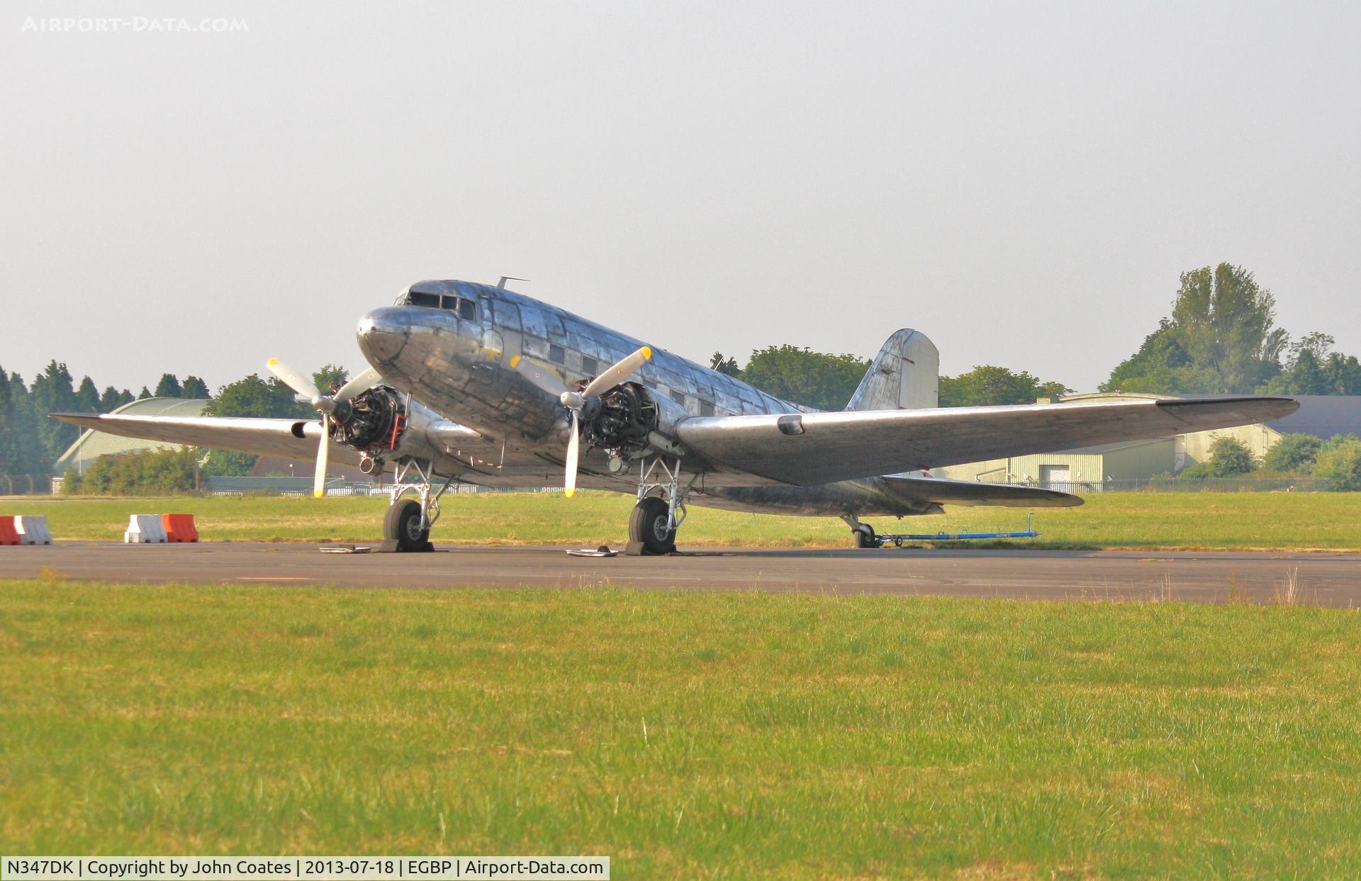 N347DK, 1944 Douglas DC-3A-467 (C-47B) C/N 16072/32820, Still parked at Kemble
