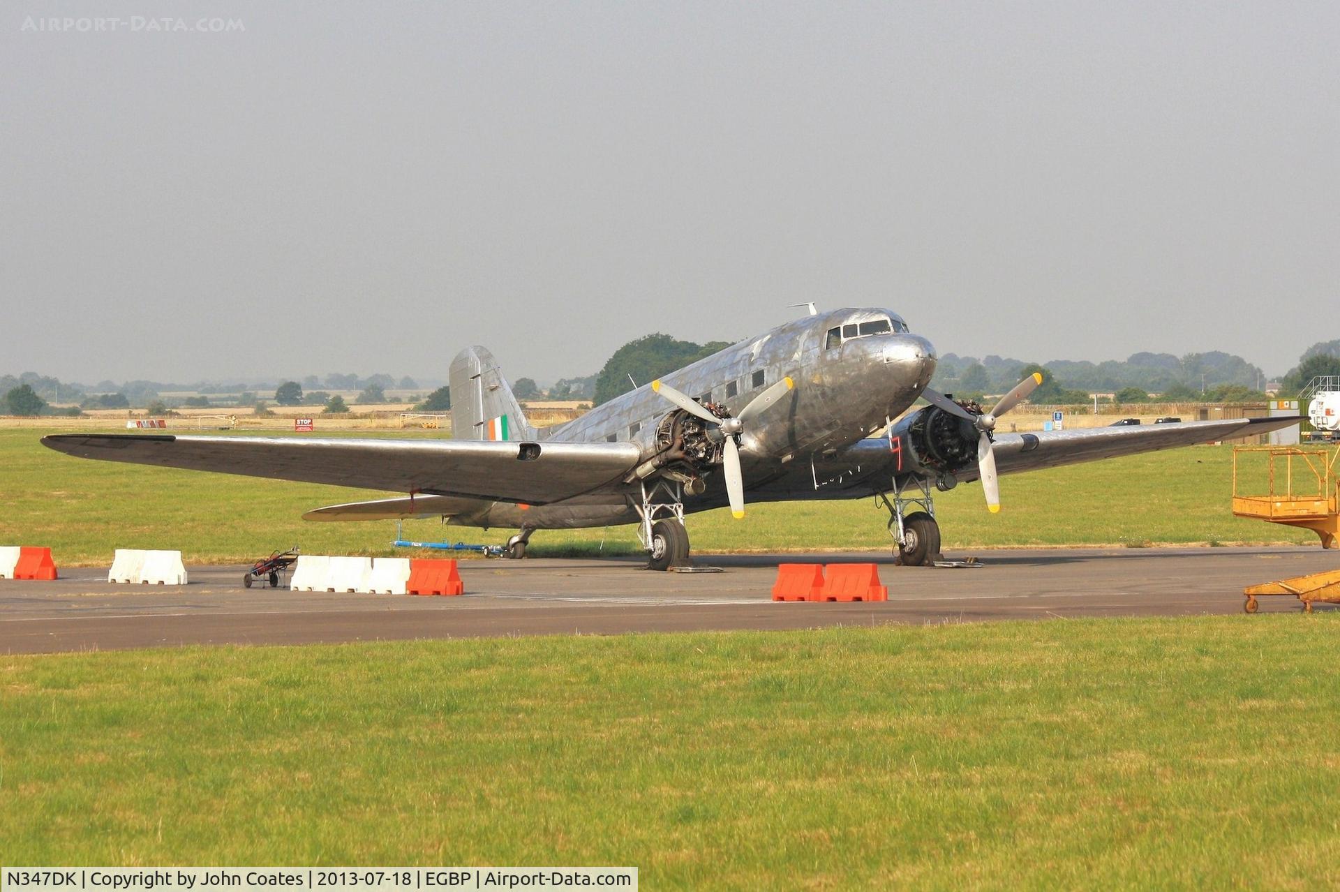 N347DK, 1944 Douglas DC-3A-467 (C-47B) C/N 16072/32820, Still parked and still wearing Indian Air Force colours.