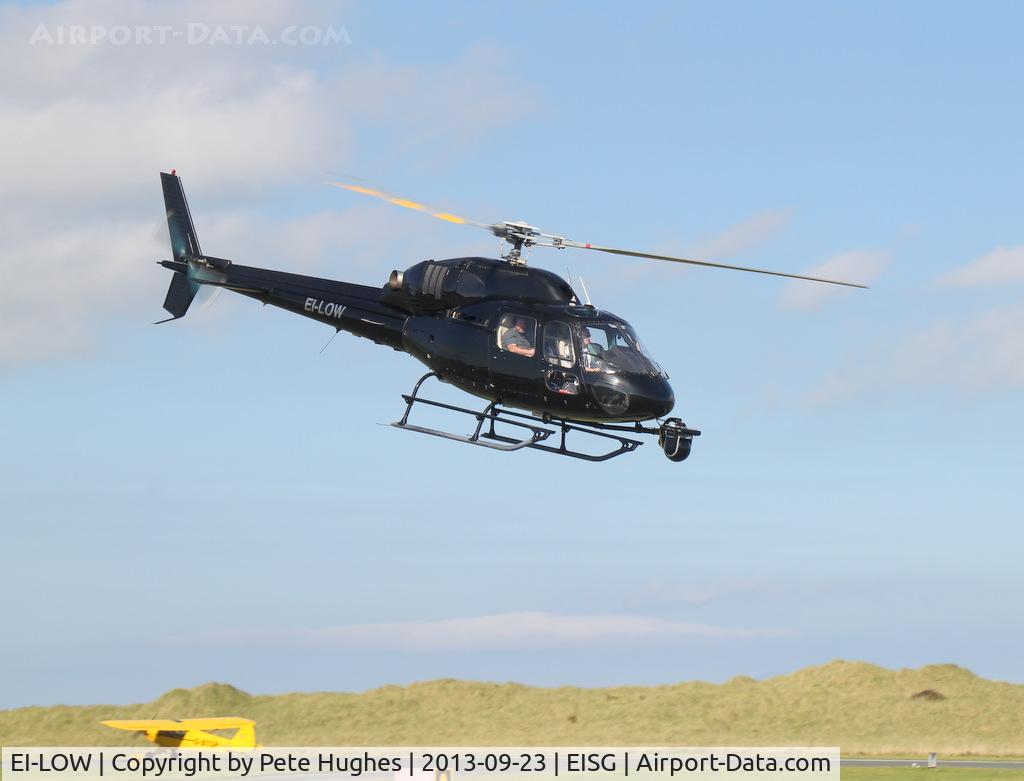 EI-LOW, Eurocopter AS-355N Ecureuil 2 C/N 5685, EI-LOW departing Sligo on a stunning autumn day