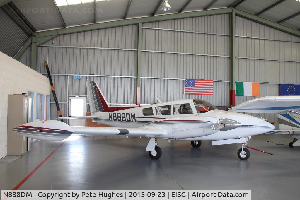 N888DM, 1969 Piper PA-30 Twin Comanche C/N 30-1833, N888DM - a long way from Mark's picture in Chicago, this has crossed the Atlantic to be seen at Sligo, Ireland
