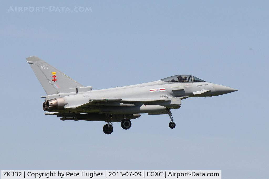 ZK332, 2011 Eurofighter EF-2000 Typhoon FGR4 C/N BS093/353, ZK332 finals for Coningsby