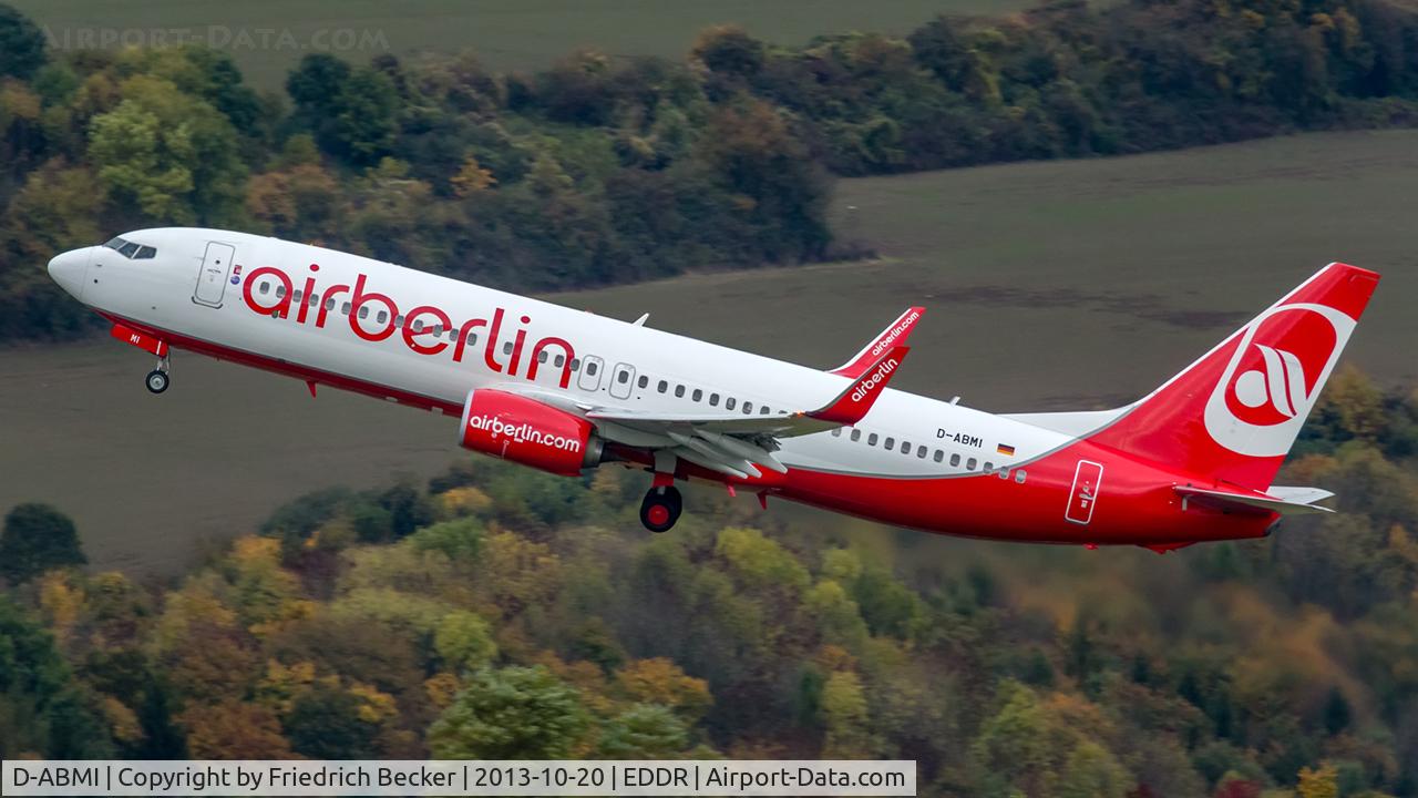 D-ABMI, 2012 Boeing 737-86J C/N 37770, departure to Tegel via RW27