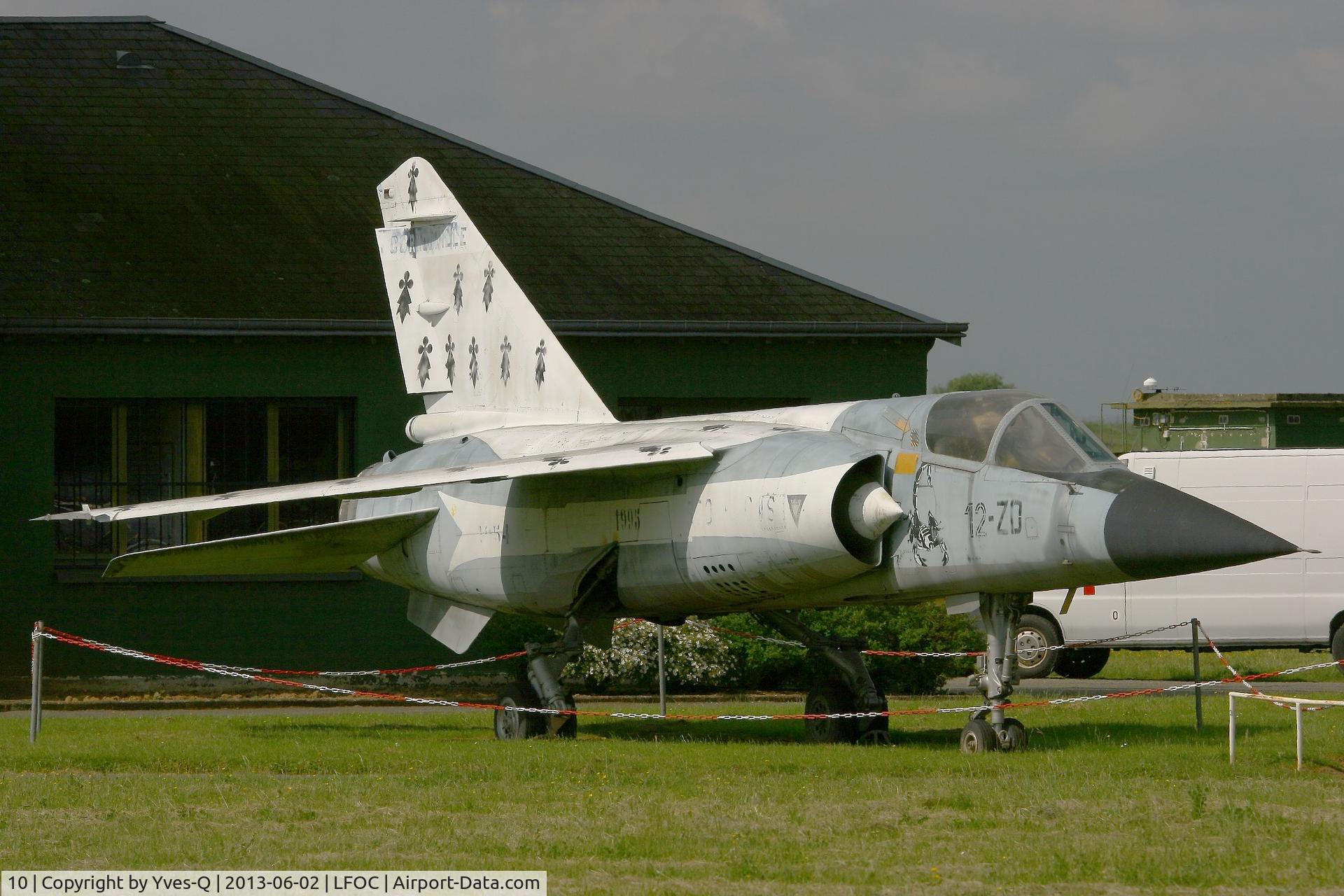 10, Dassault Mirage F.1C C/N 10, Dassault Mirage F1C, Châteaudun Air Base 279 (LFOC)