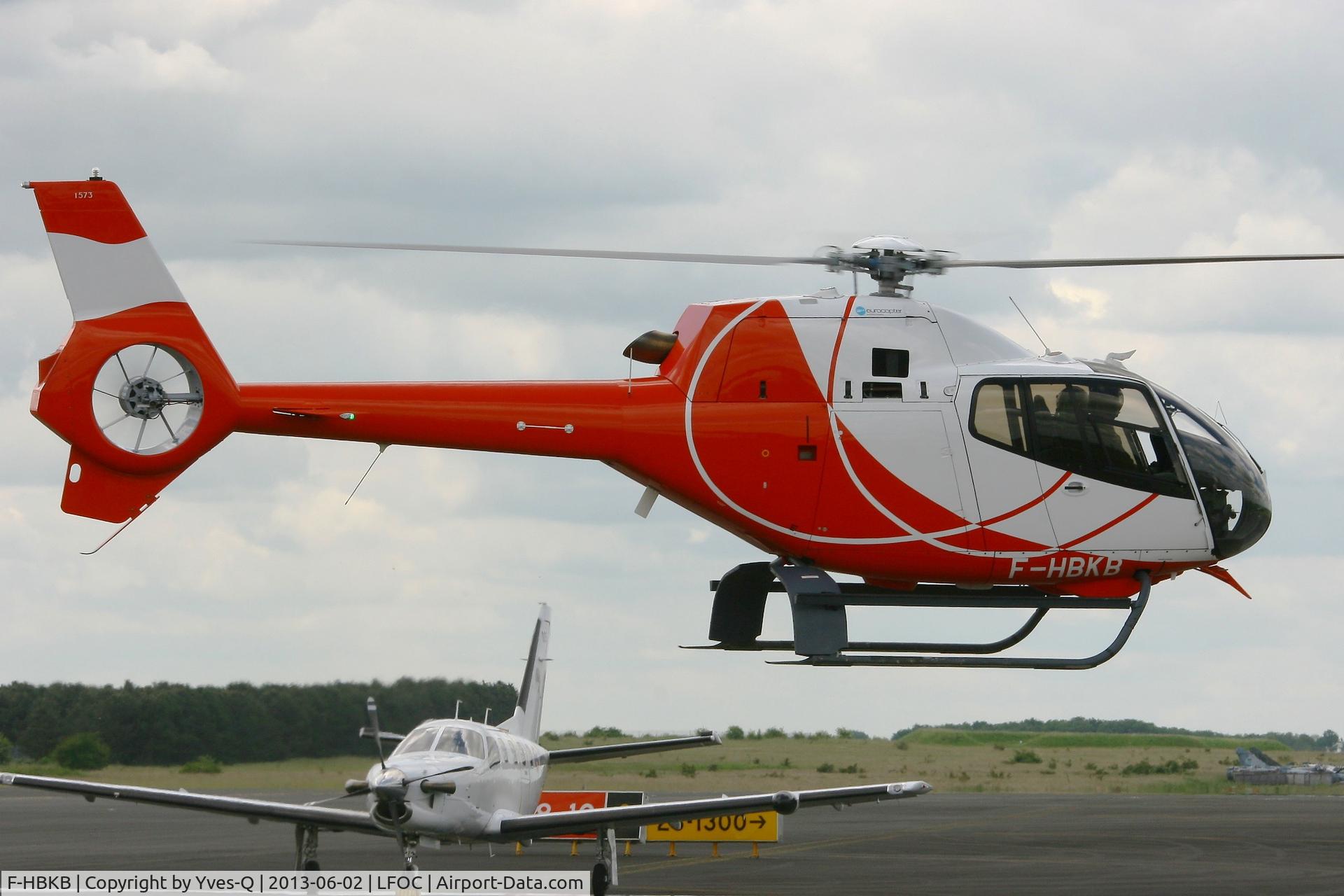 F-HBKB, 2008 Eurocopter EC-120B Colibri NHE C/N 1573, Eurocopter EC 120B Colibri NHE, Châteaudun Air Base 279 (LFOC)