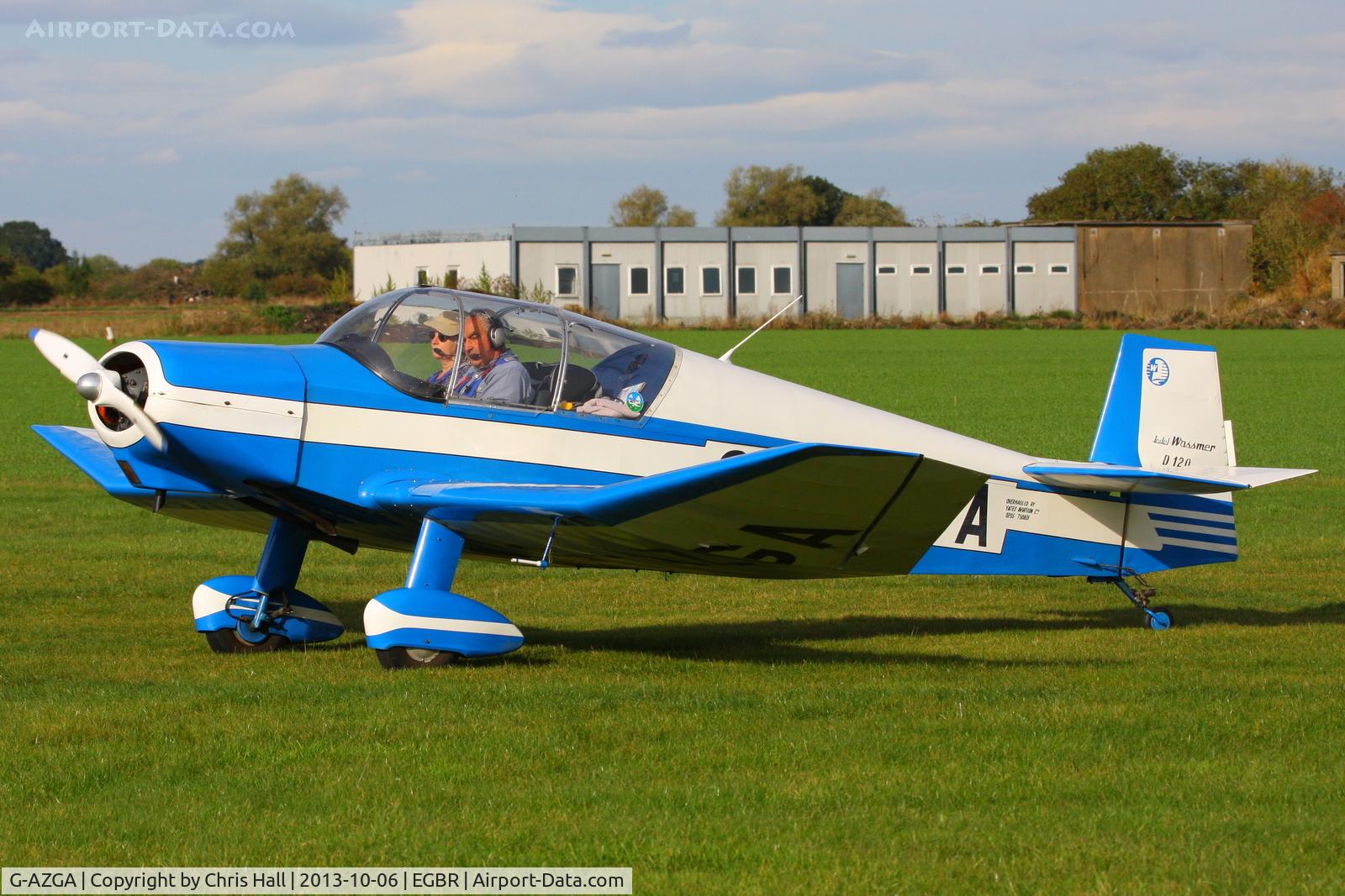 G-AZGA, 1959 Jodel D-120A Paris-Nice C/N 144, at Breighton's Pre Hibernation Fly-in, 2013