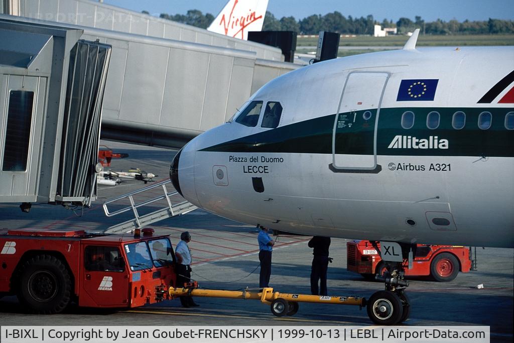 I-BIXL, 1995 Airbus A321-112 C/N 513, Alitalia from and to Roma