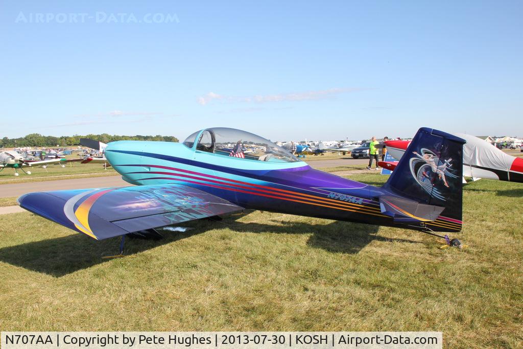 N707AA, 2012 Vans RV-8 C/N 80481, N707AA at Oshkosh 2013