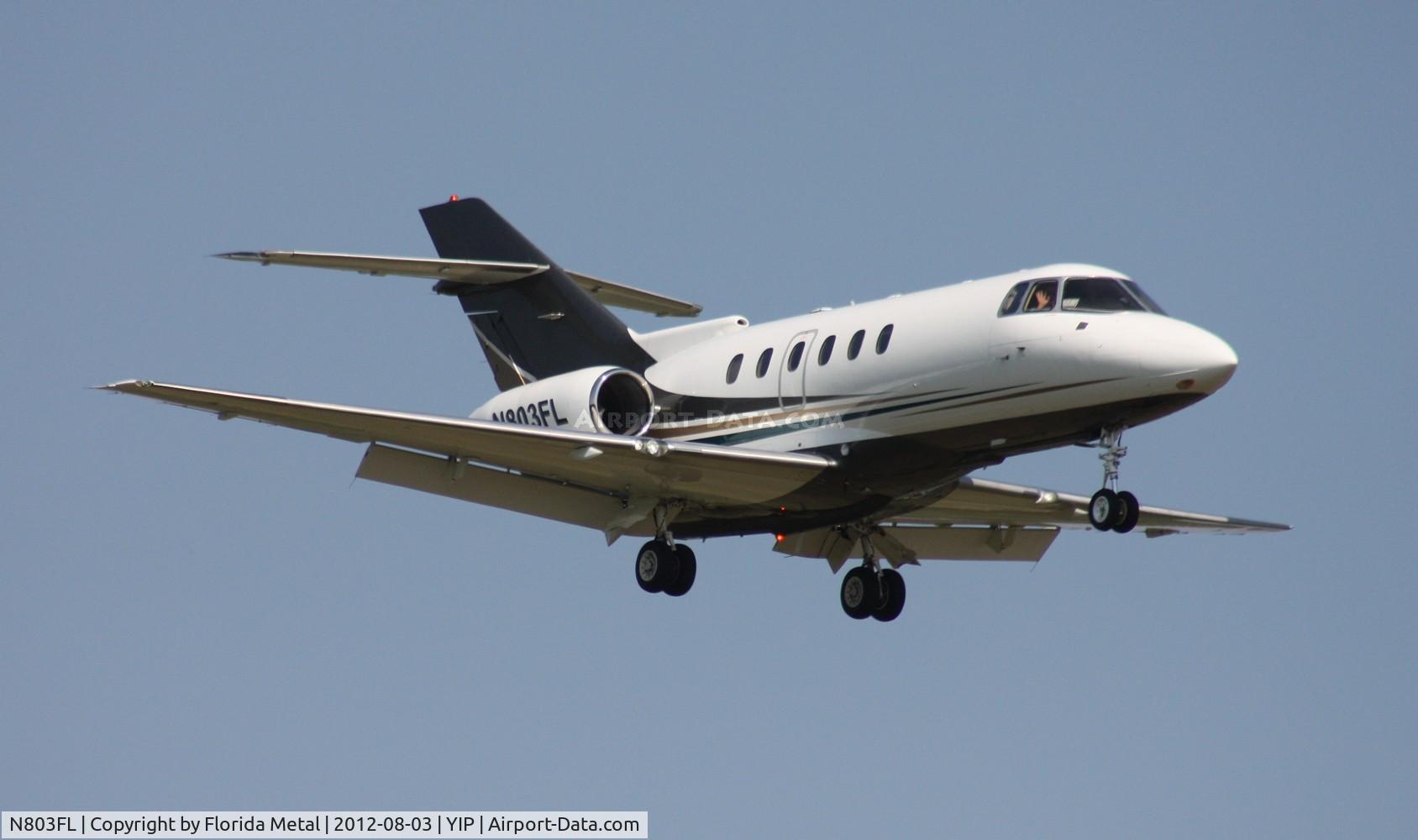 N803FL, 1999 Raytheon Hawker 800XP C/N 258455, Flight Options Hawker 800XP