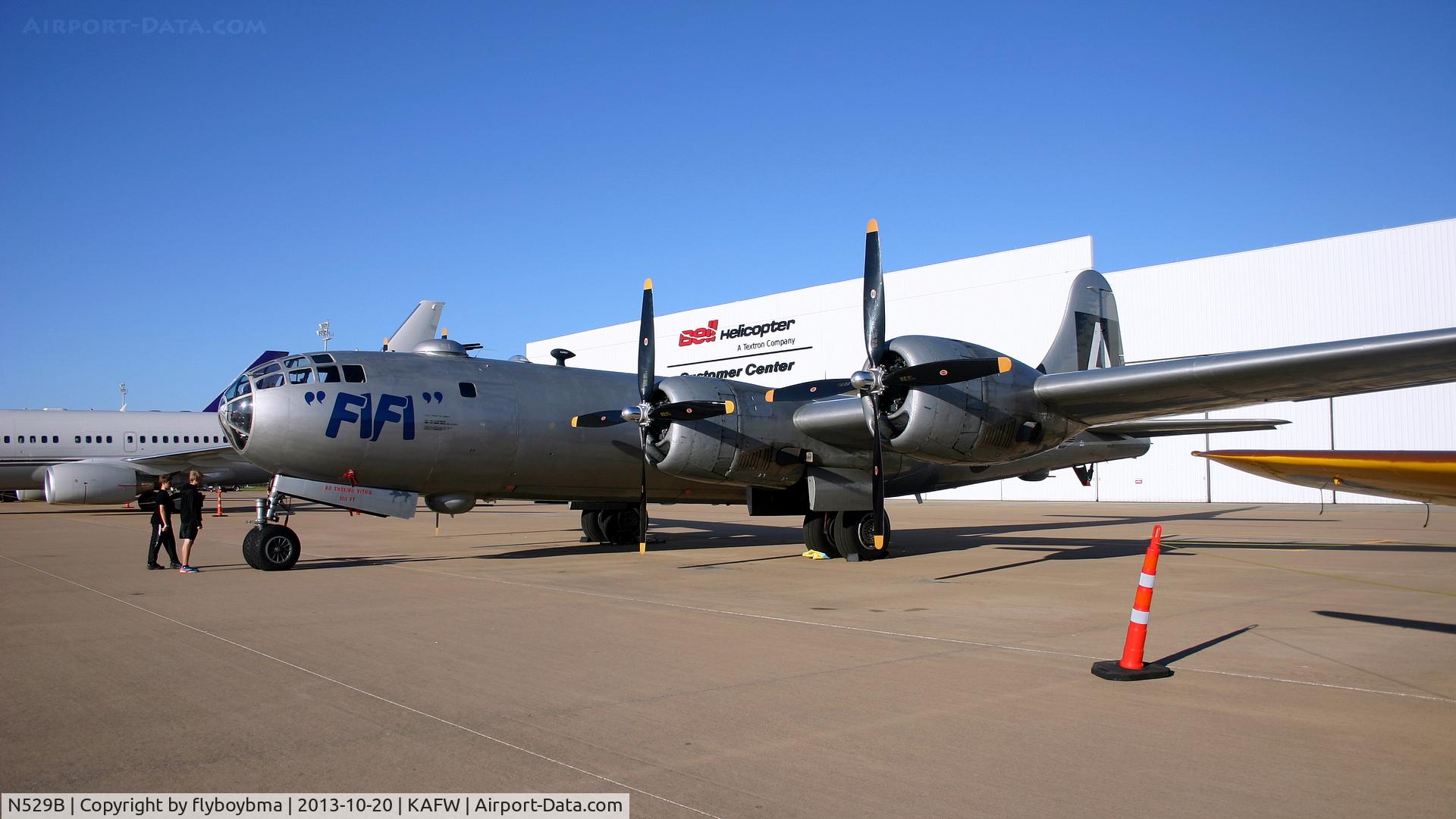 N529B, 1944 Boeing B-29A-60-BN Superfortress C/N 11547, On static display at the Alliance Airshow.