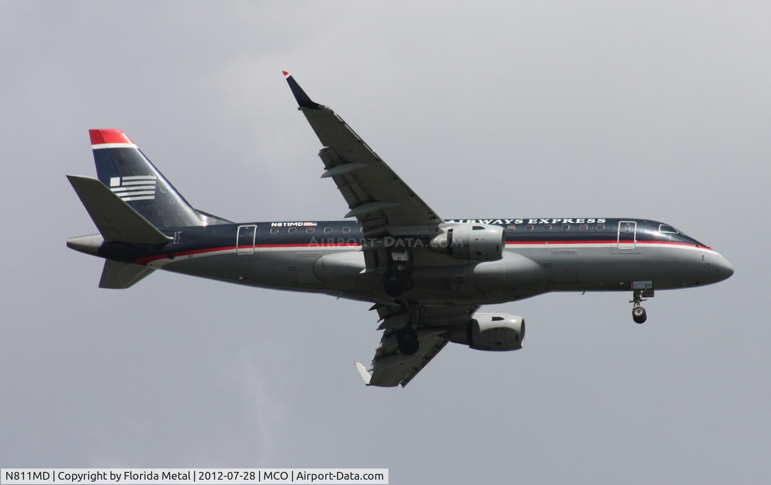 N811MD, 2004 Embraer 170SU (ERJ-170-100SU) C/N 17000028, USAirways E170