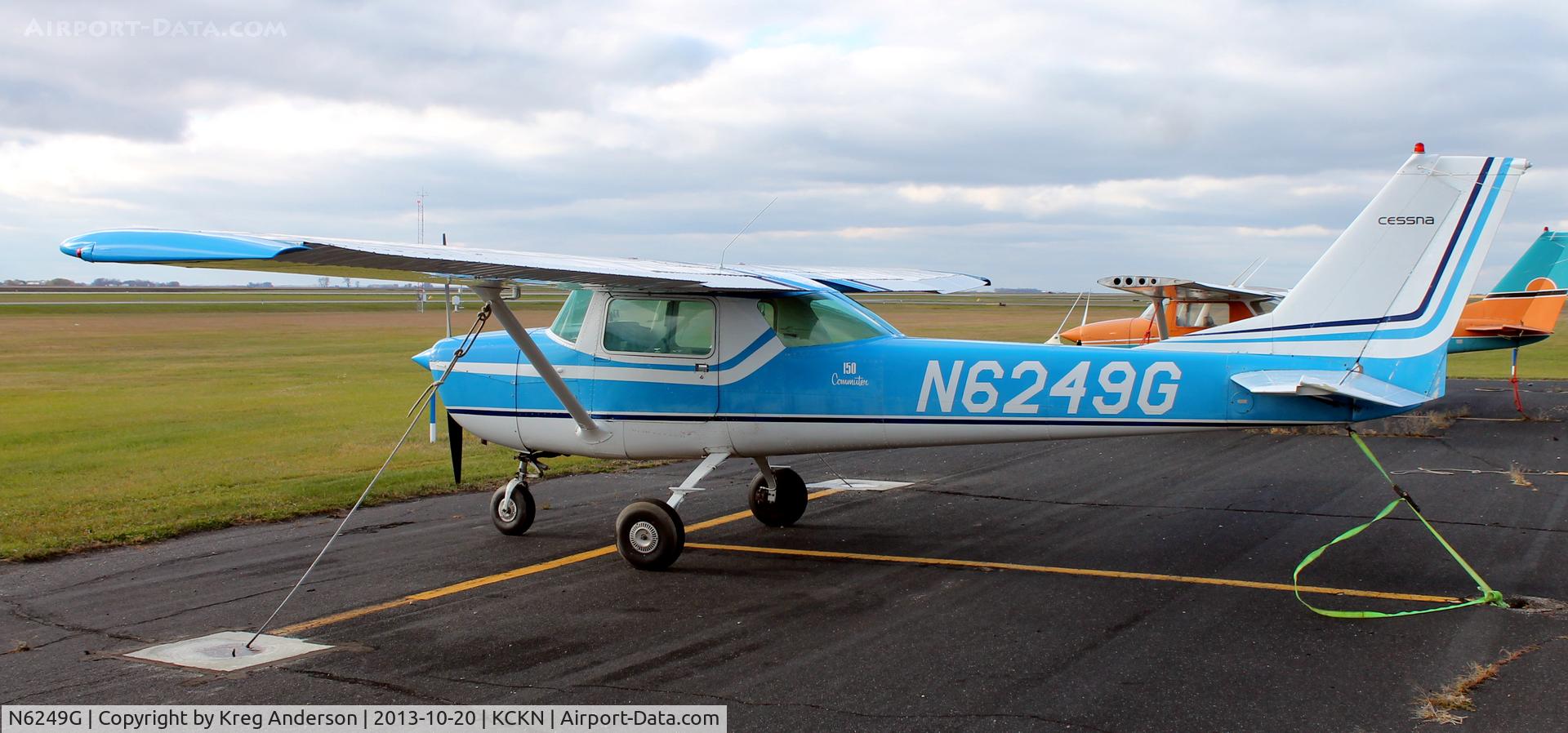 N6249G, 1970 Cessna 150K C/N 15071749, Cessna 150K Commuter on the ramp in Crookston, MN.