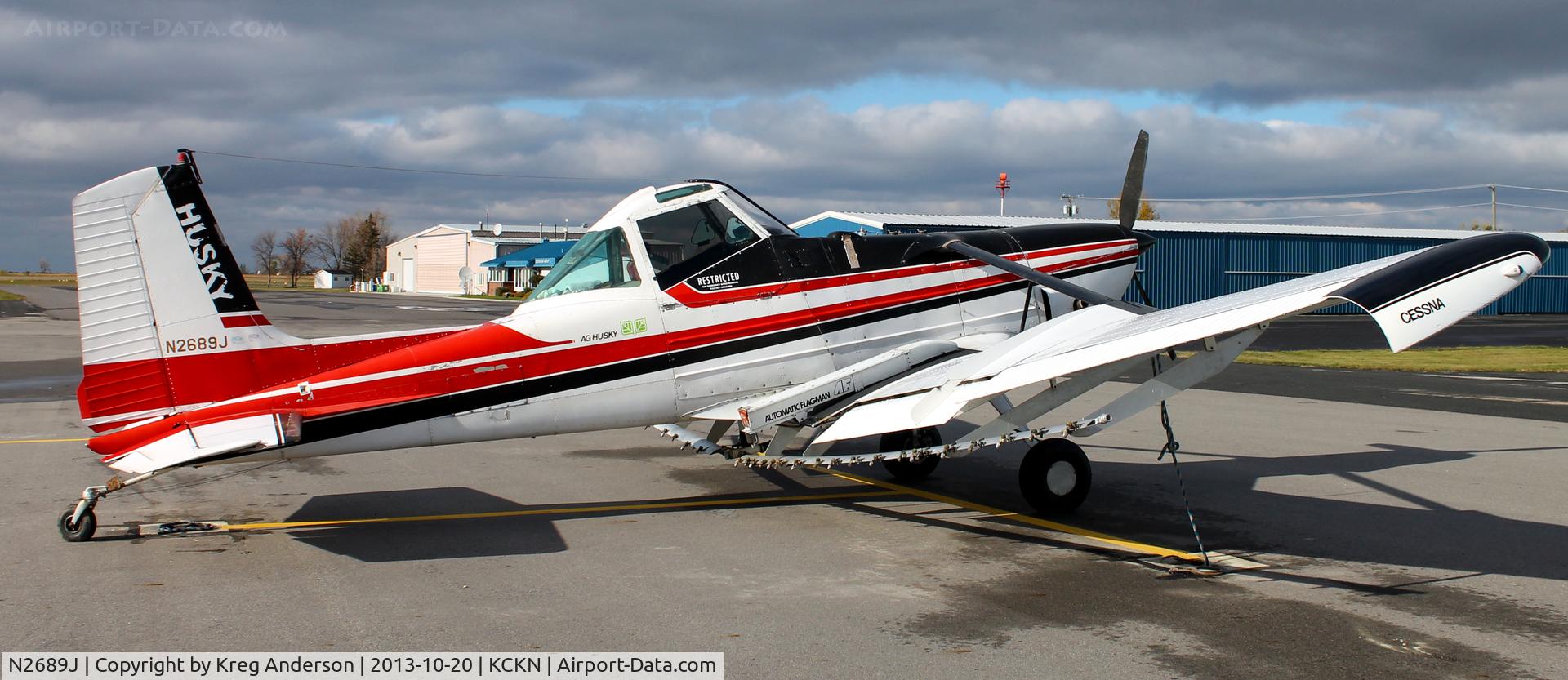 N2689J, 1979 Cessna T188C C/N T18803497T, Cessna T188C Agwagon on the ramp in Crookston, MN.
