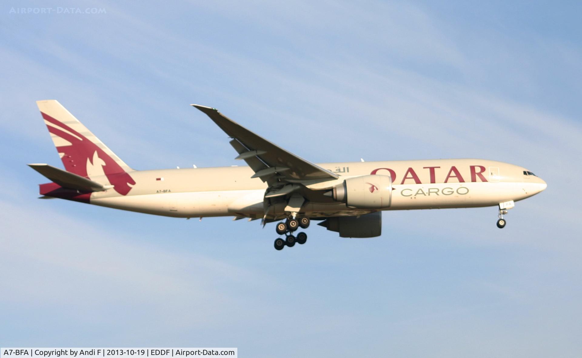 A7-BFA, 2010 Boeing 777-FDZ C/N 36098, Qatar Airways Cargo Boeing 777-FDZ
