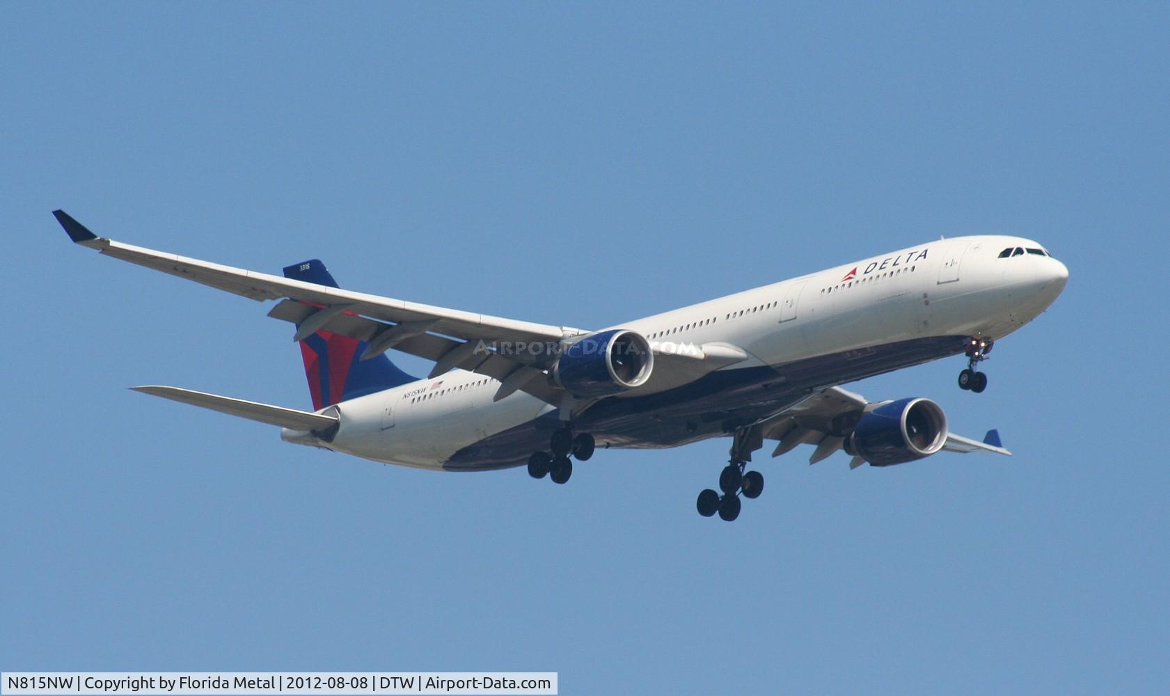 N815NW, 2007 Airbus A330-323X C/N 0817, Delta A330