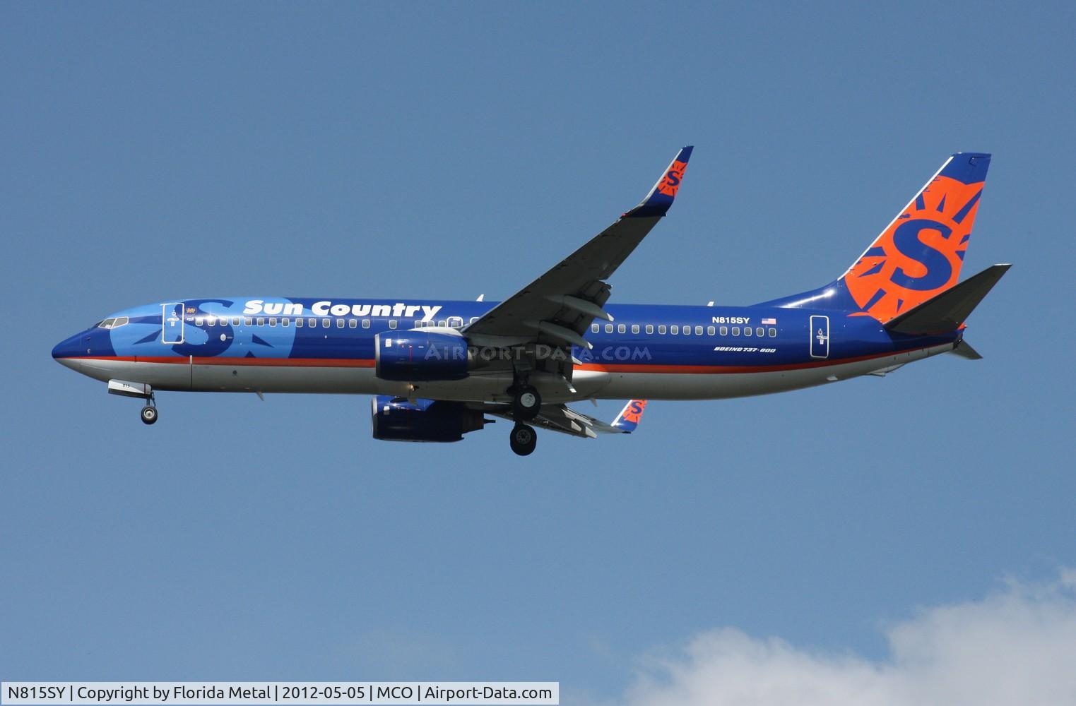 N815SY, 2002 Boeing 737-8BK C/N 30623, Sun Country 737-800
