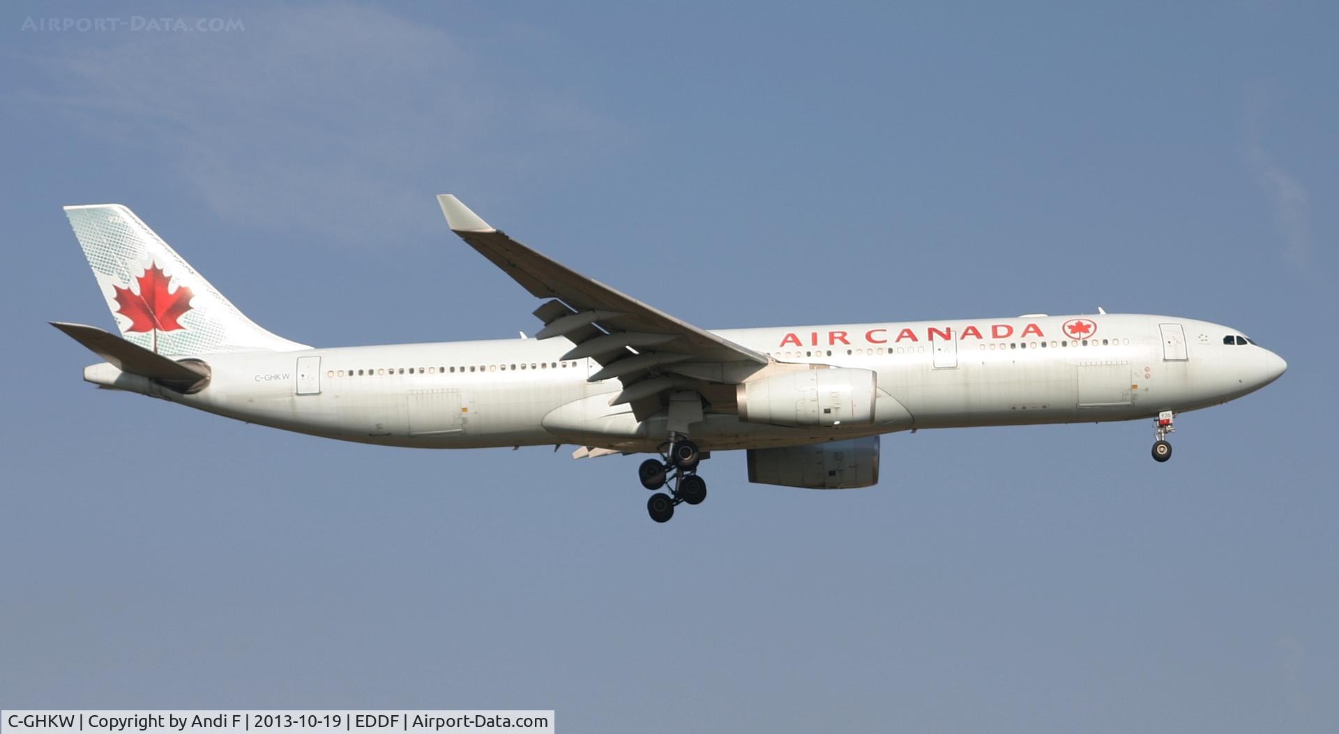 C-GHKW, 2001 Airbus A330-343 C/N 0408, Air Canada Airbus A330-343X