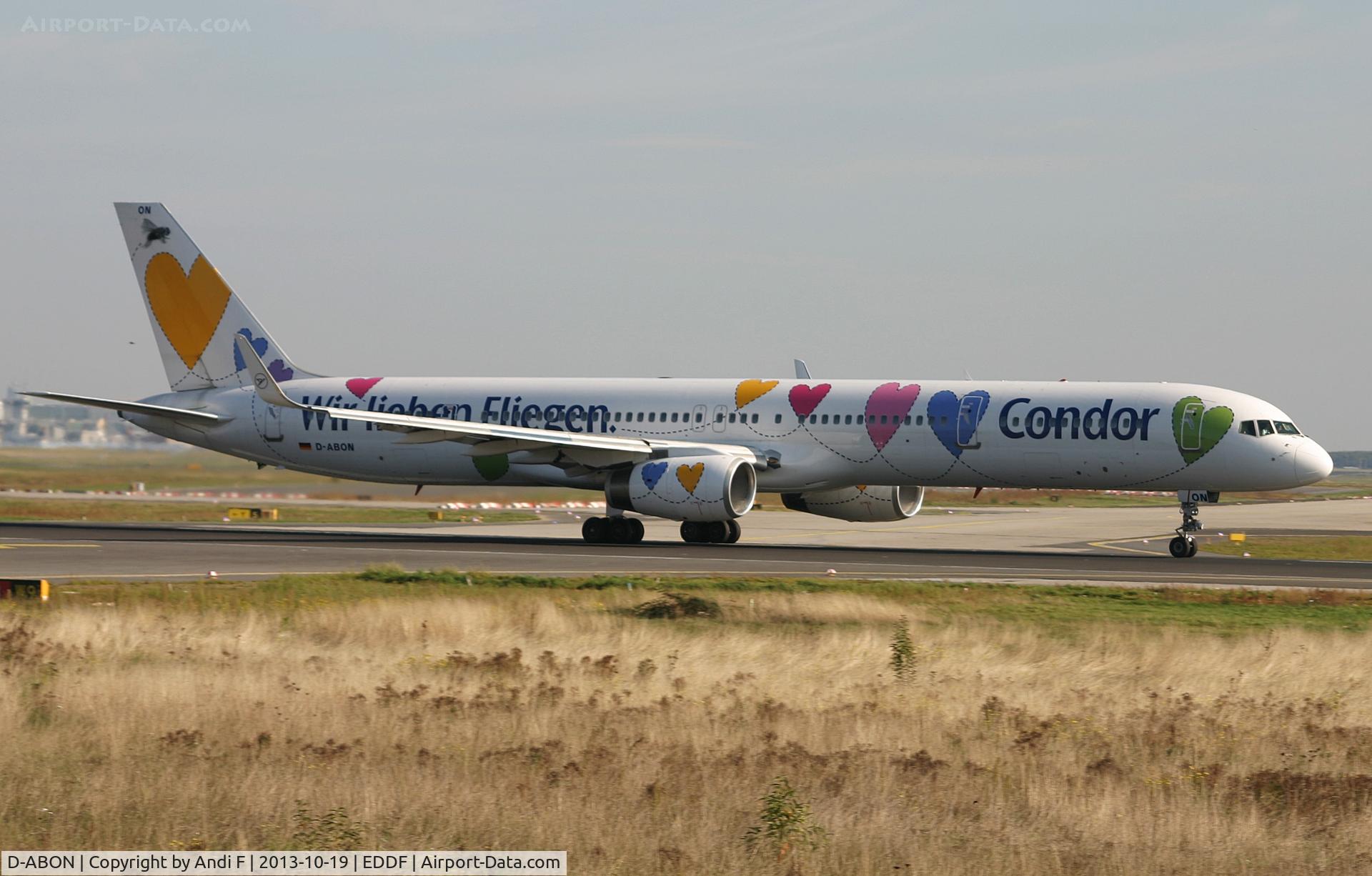 D-ABON, 2000 Boeing 757-330 C/N 29023, Condor Boeing 757-330