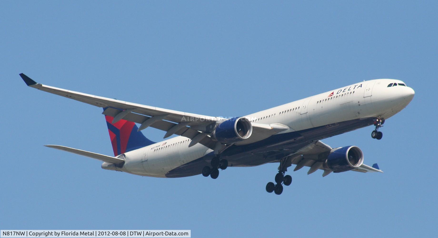 N817NW, 2007 Airbus A330-323 C/N 0843, Delta A330-300